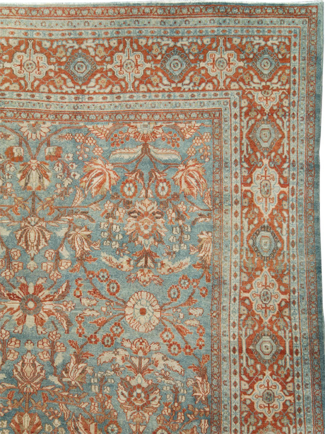 Antique Persian Bibikabad Oversize Carpet, No.23937 - Staging