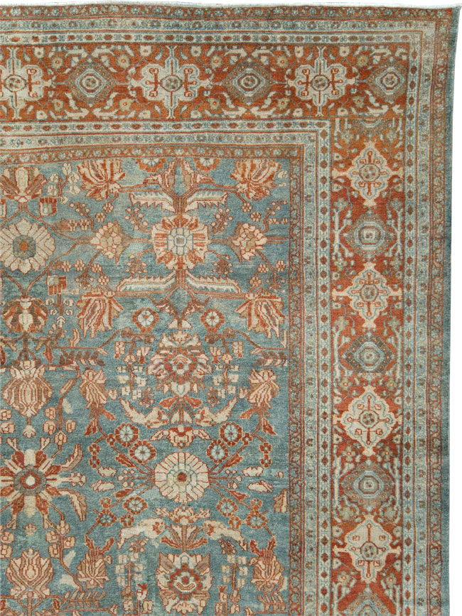 Antique Persian Bibikabad Oversize Carpet, No.23937 - Staging
