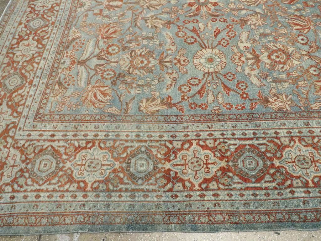 Antique Persian Bibikabad Oversize Carpet, No.23937 - Staging
