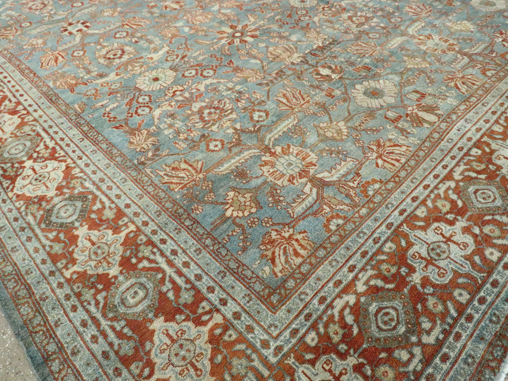 Antique Persian Bibikabad Oversize Carpet, No.23937 - Staging
