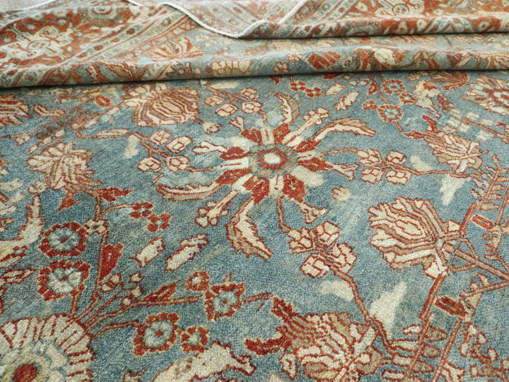 Antique Persian Bibikabad Oversize Carpet, No.23937 - Staging