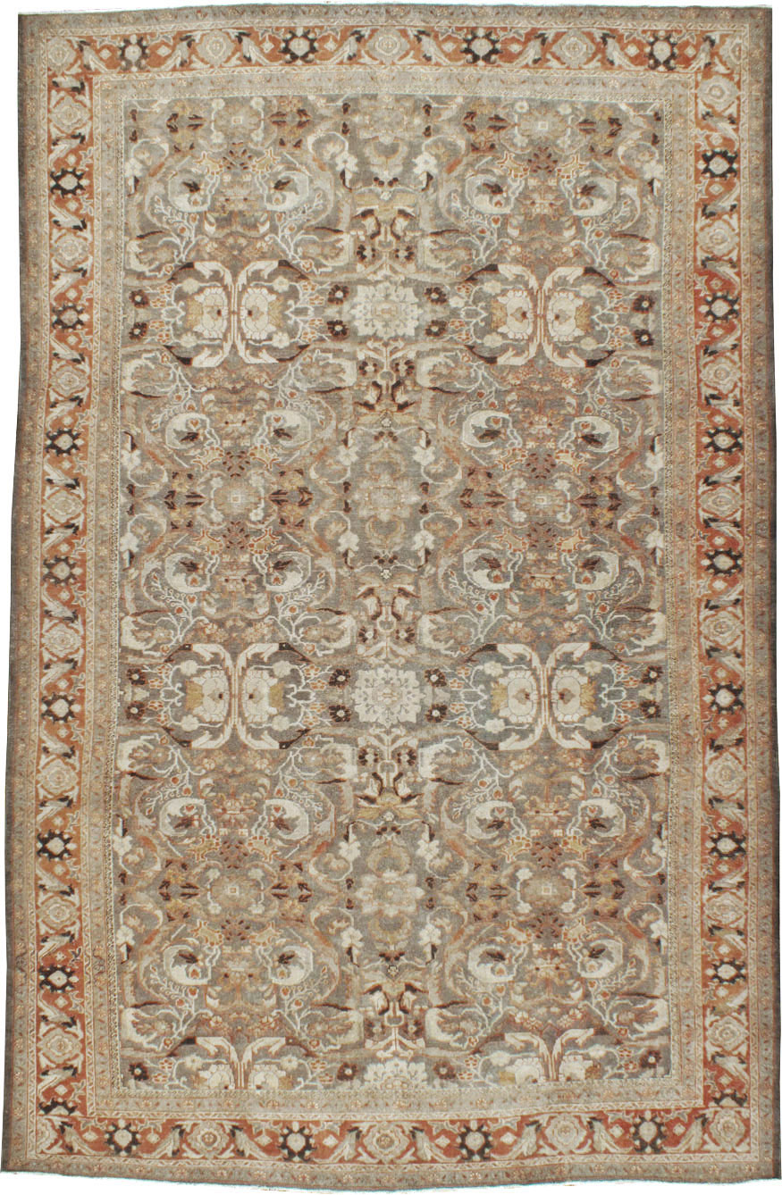 Antique Persian Mahal Carpet, No.23941 - Staging