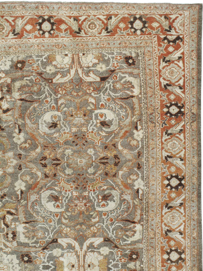 Antique Persian Mahal Carpet, No.23941 - Staging