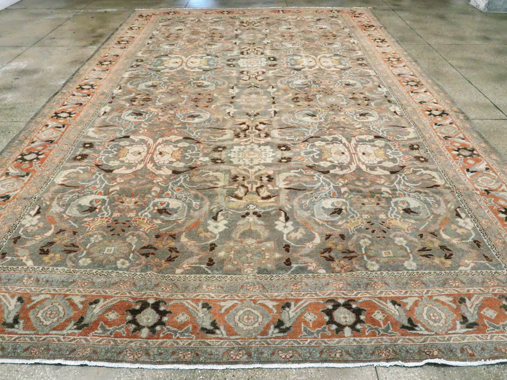 Antique Persian Mahal Carpet, No.23941 - Staging