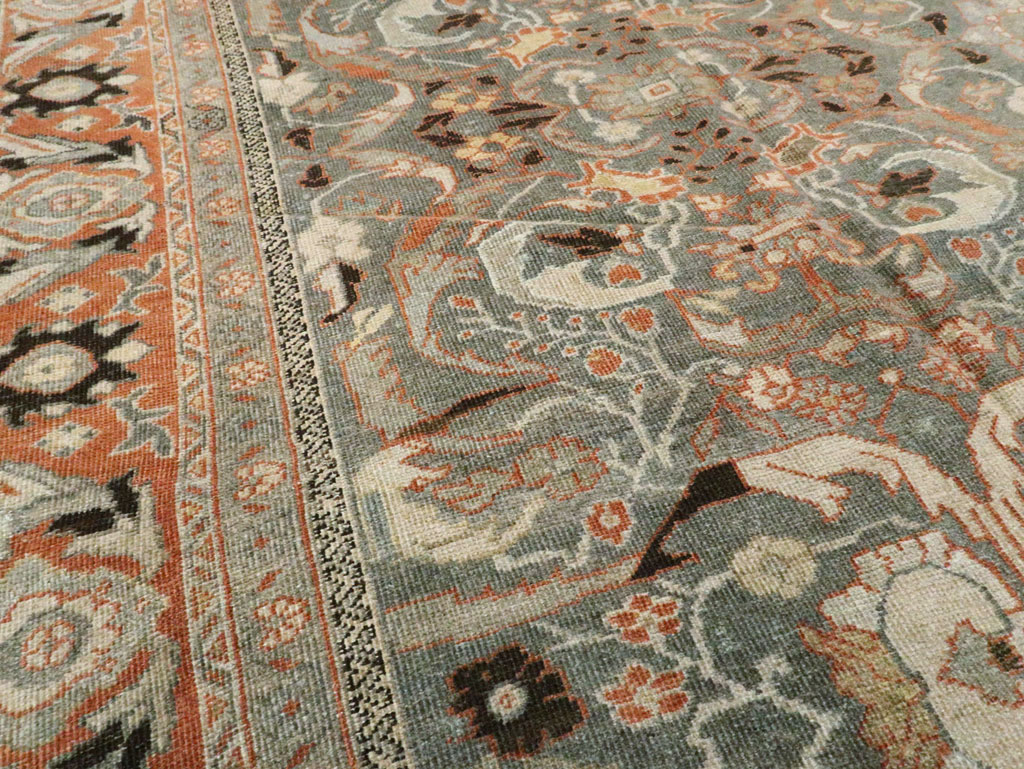 Antique Persian Mahal Carpet, No.23941 - Staging