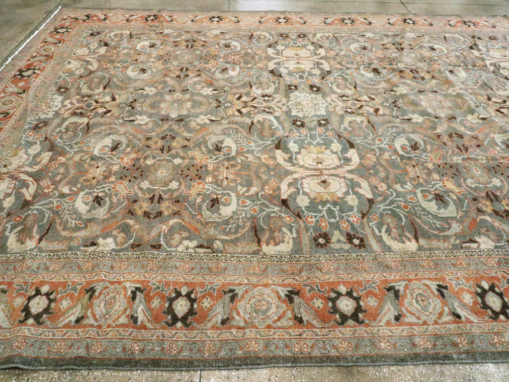 Antique Persian Mahal Carpet, No.23941 - Staging