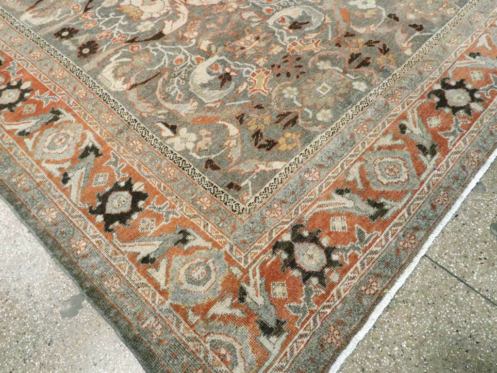 Antique Persian Mahal Carpet, No.23941 - Staging