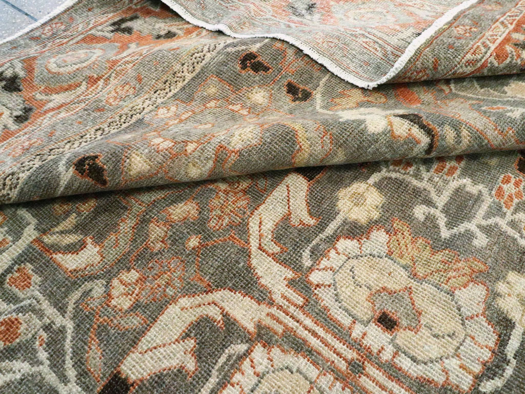 Antique Persian Mahal Carpet, No.23941 - Staging