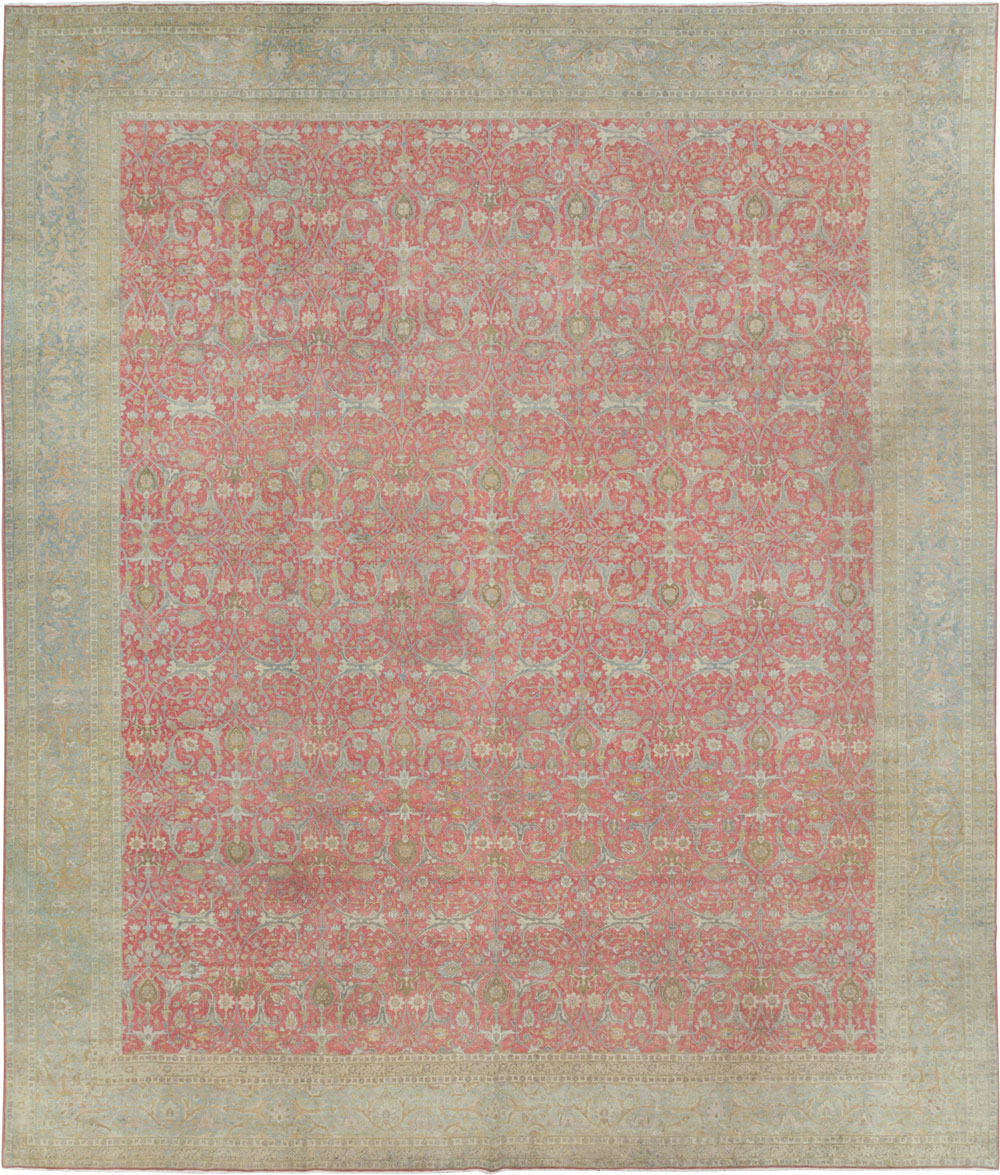 Antique Persian Tabriz Carpet, No.23943 - Staging