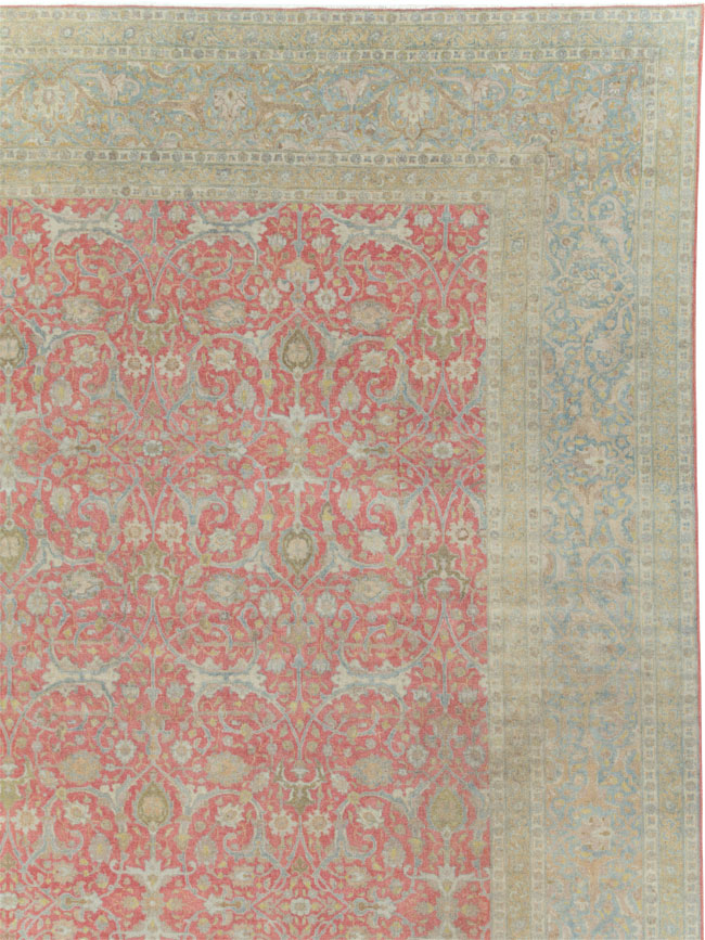 Antique Persian Tabriz Carpet, No.23943 - Staging