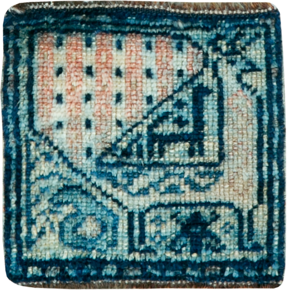 Vintage Persian Qashqai Rug, No.23946 - Staging