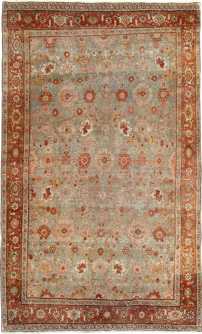 Antique Persian Bidjar Rug, No.23948 - Staging