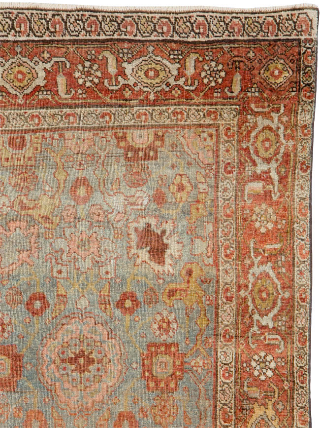Antique Persian Bidjar Rug, No.23948 - Staging