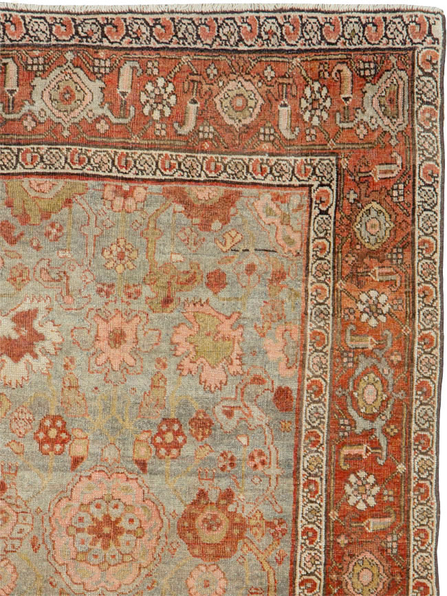 Antique Persian Bidjar Rug, No.23948 - Staging