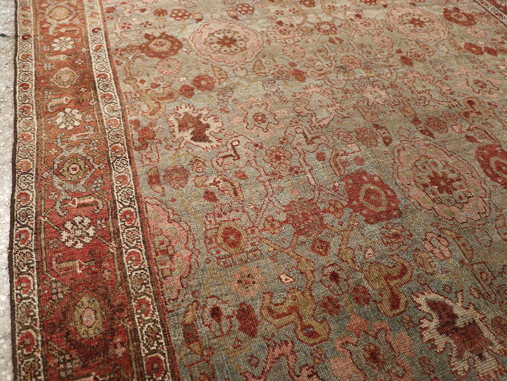 Antique Persian Bidjar Rug, No.23948 - Staging