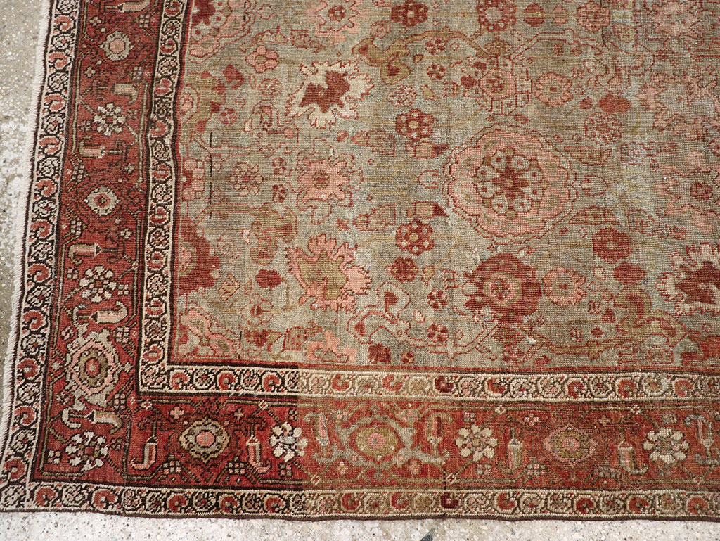 Antique Persian Bidjar Rug, No.23948 - Staging