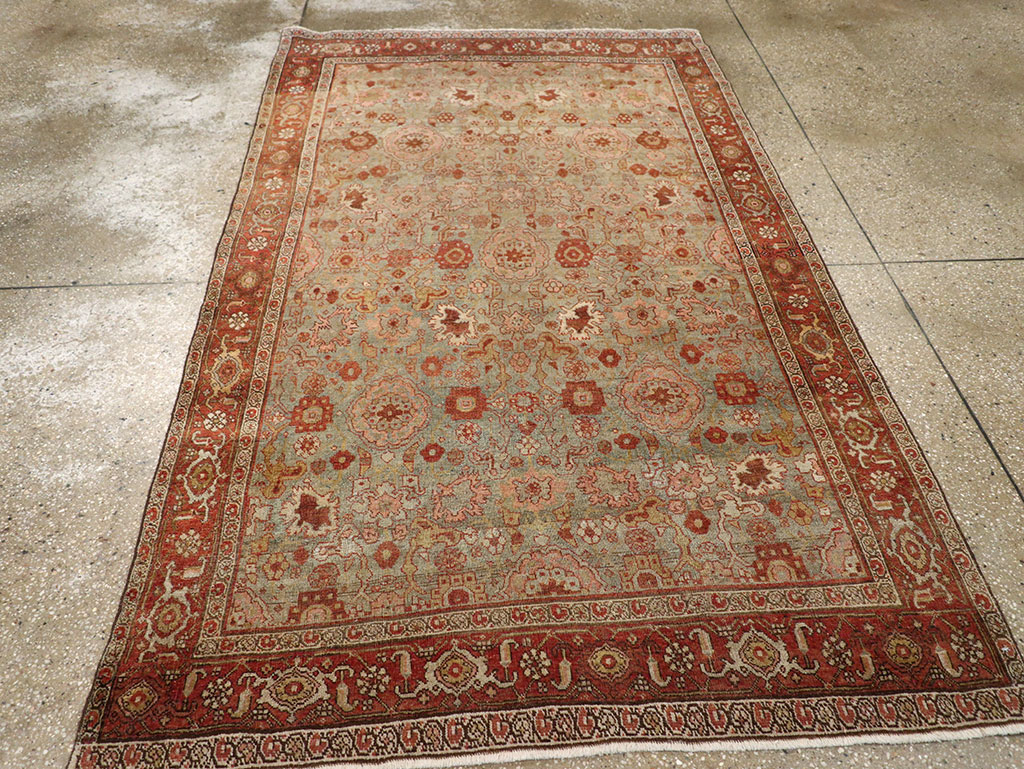 Antique Persian Bidjar Rug, No.23948 - Staging