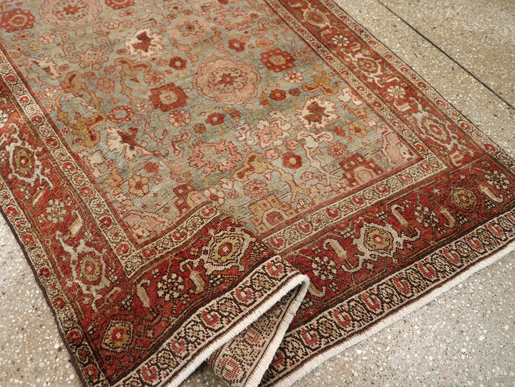 Antique Persian Bidjar Rug, No.23948 - Staging