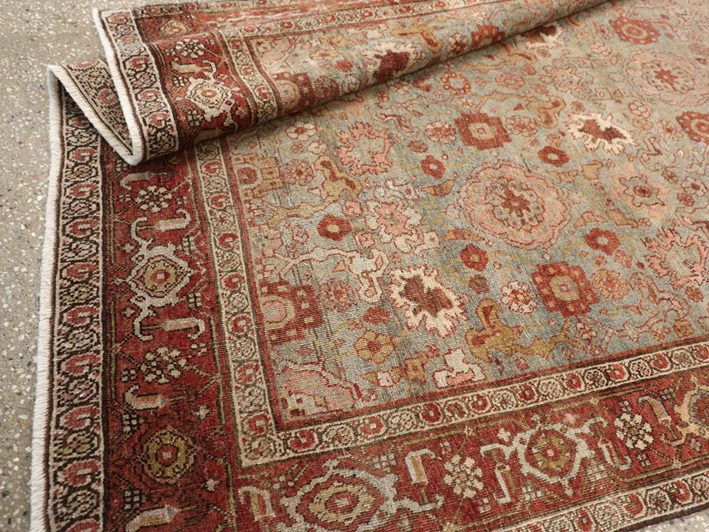 Antique Persian Bidjar Rug, No.23948 - Staging