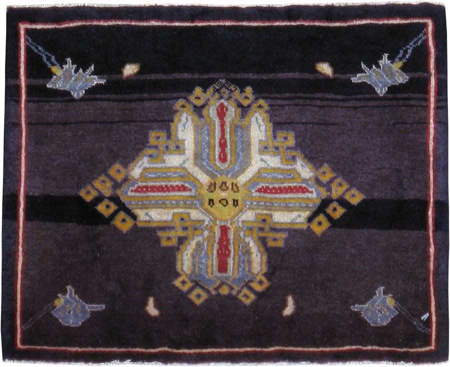 Vintage Persian Kashan Rug (Pair: 2 of 2), No.23950 - Staging