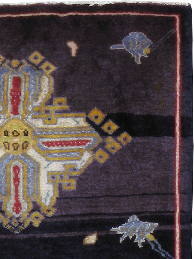 Vintage Persian Kashan Rug (Pair: 2 of 2), No.23950 - Staging