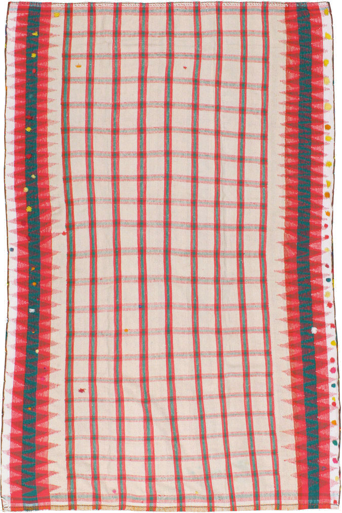 Vintage Persian Flatweave Kilim, No.23957 - Staging