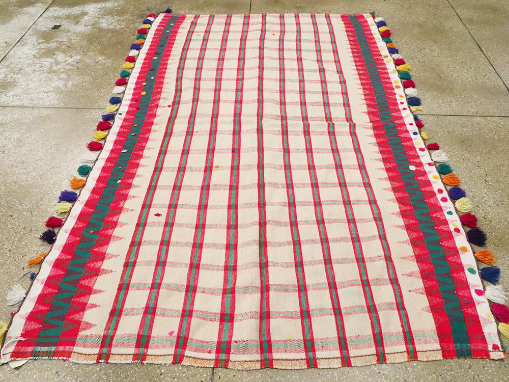 Vintage Persian Flatweave Kilim, No.23957 - Staging
