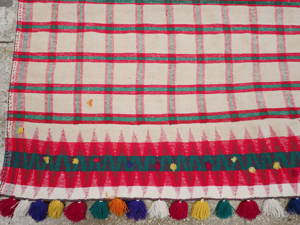 Vintage Persian Flatweave Kilim, No.23957 - Staging