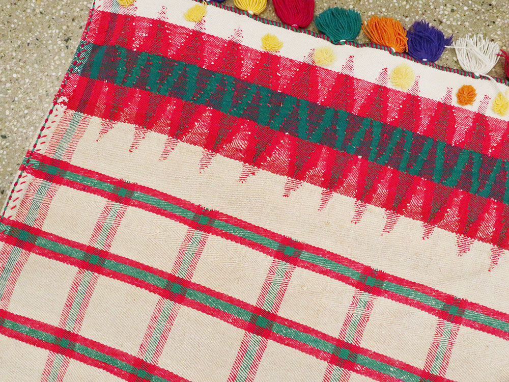 Vintage Persian Flatweave Kilim, No.23957 - Staging