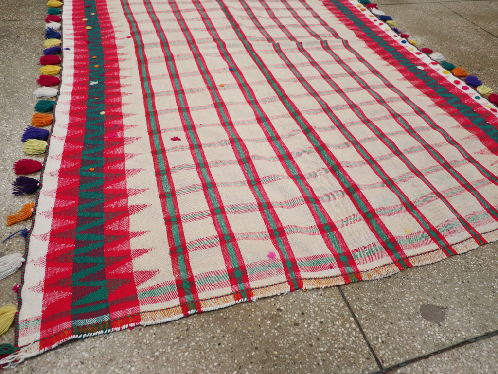 Vintage Persian Flatweave Kilim, No.23957 - Staging