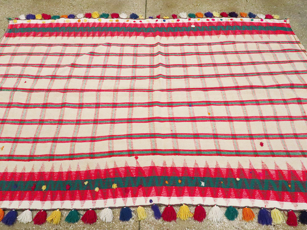 Vintage Persian Flatweave Kilim, No.23957 - Staging