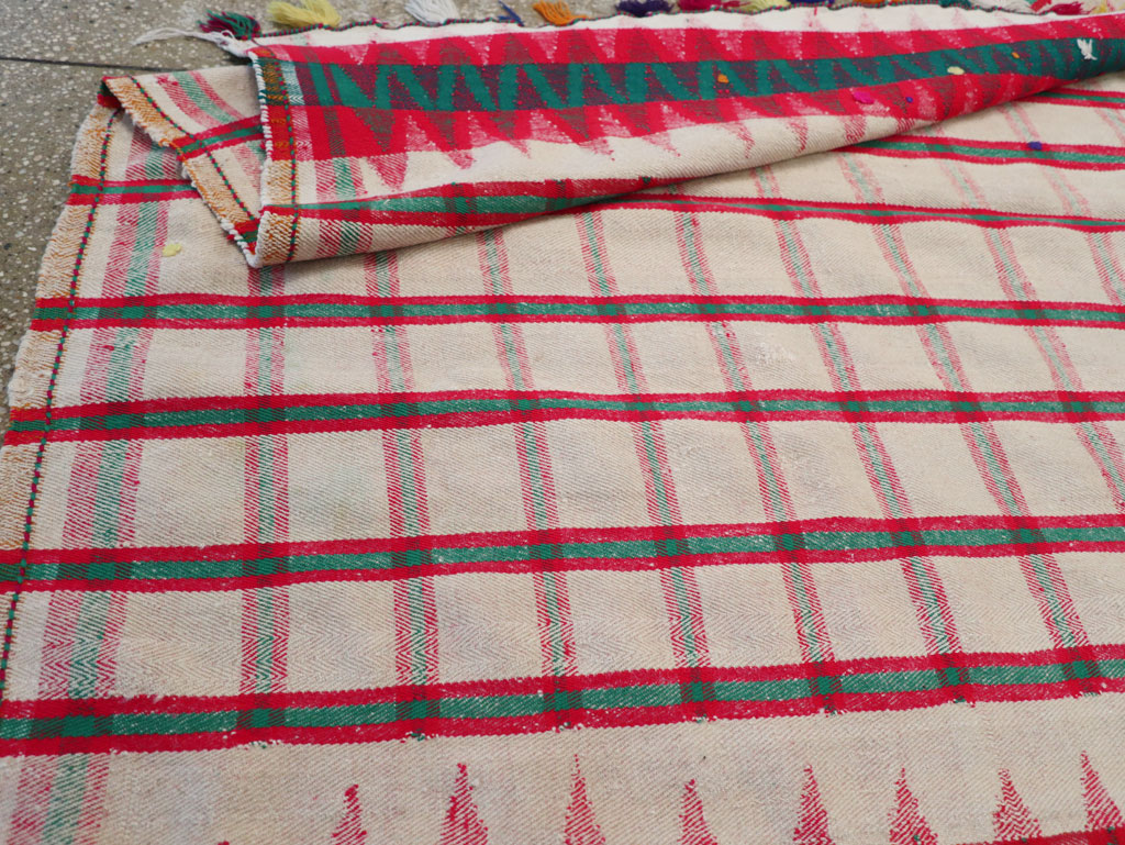 Vintage Persian Flatweave Kilim, No.23957 - Staging