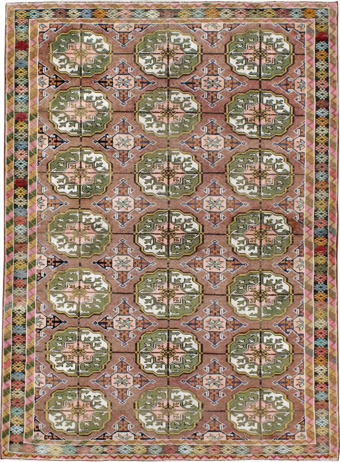 Vintage Persian Malayer Rug, No.23958 - Staging