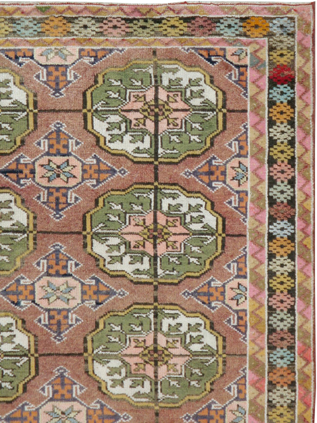 Vintage Persian Malayer Rug, No.23958 - Staging