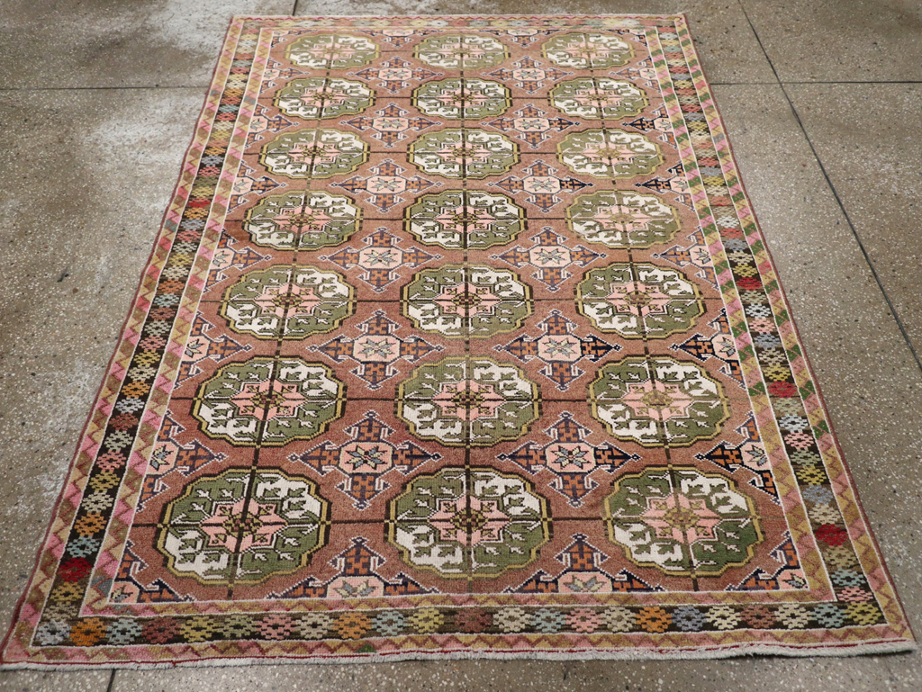 Vintage Persian Malayer Rug, No.23958 - Staging