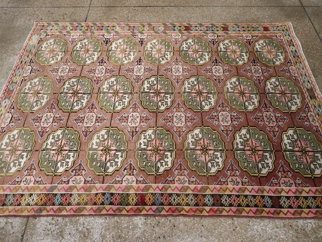 Vintage Persian Malayer Rug, No.23958 - Staging