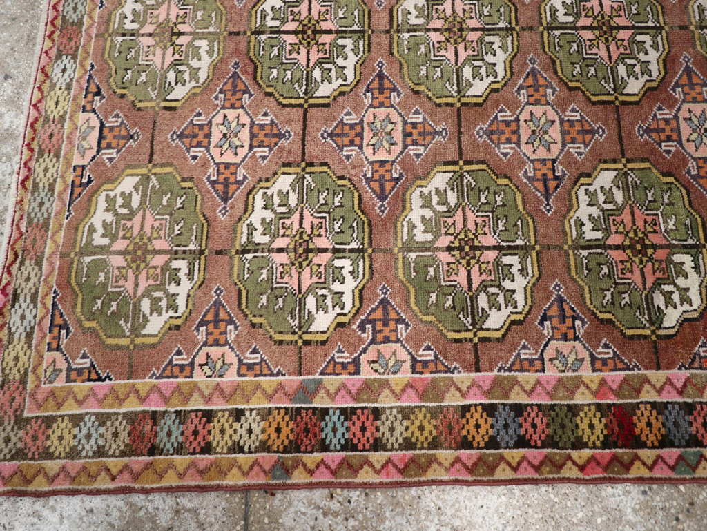 Vintage Persian Malayer Rug, No.23958 - Staging
