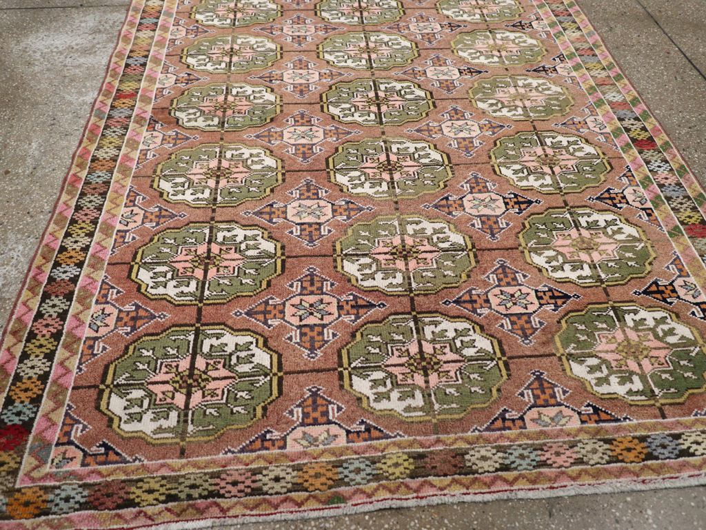 Vintage Persian Malayer Rug, No.23958 - Staging