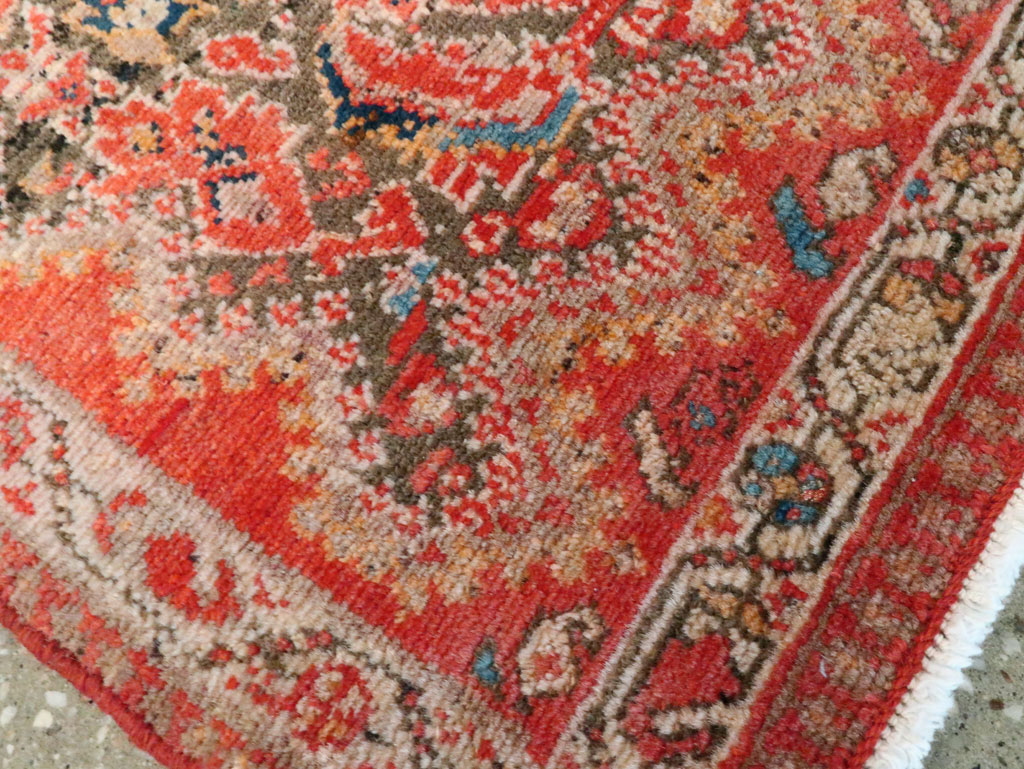 Antique Persian Malayer Square Rug (Pair: 1 of 2), No.23959 - Staging