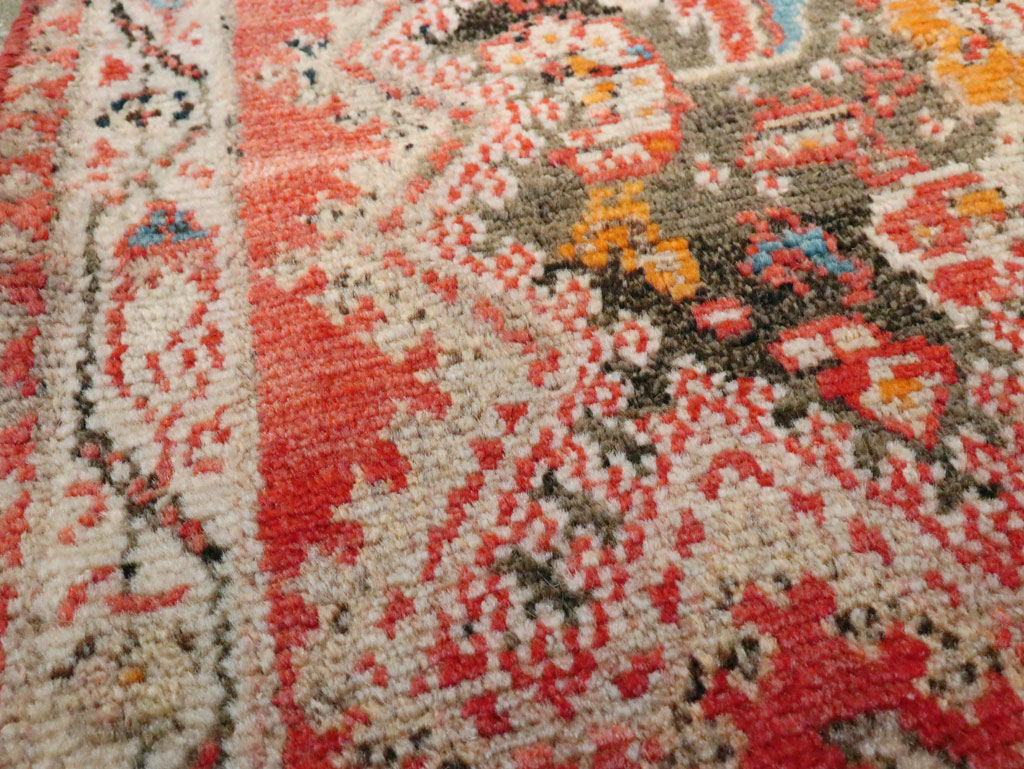 Antique Persian Malayer Square Rug (Pair: 2 of 2), No.23960 - Staging