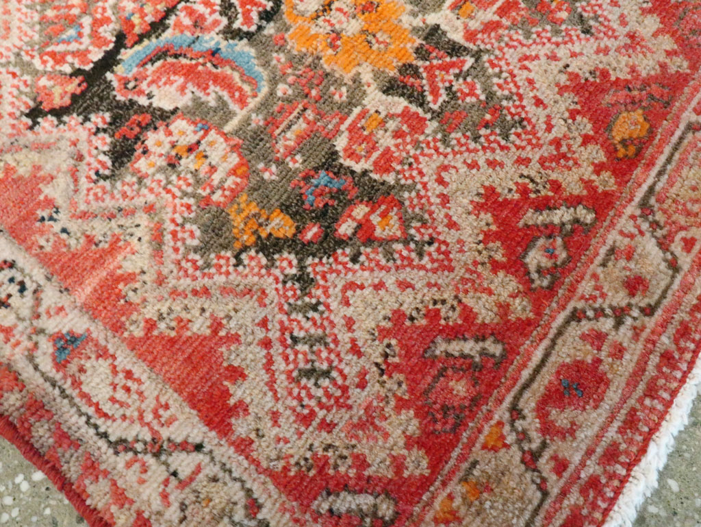 Antique Persian Malayer Square Rug (Pair: 2 of 2), No.23960 - Staging