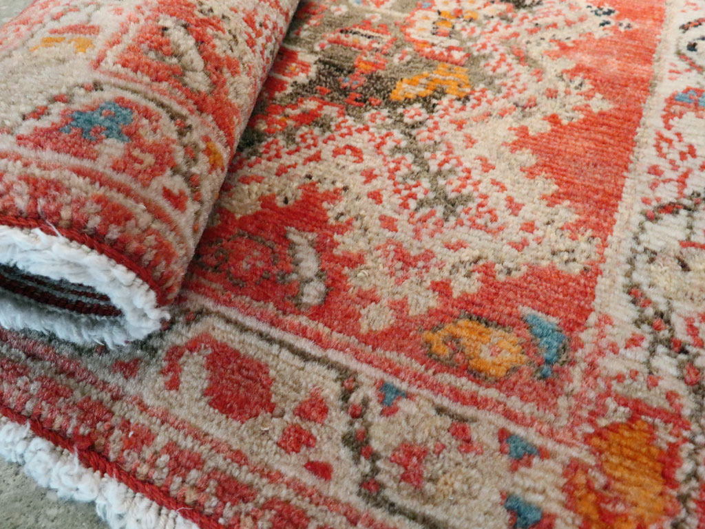 Antique Persian Malayer Square Rug (Pair: 2 of 2), No.23960 - Staging