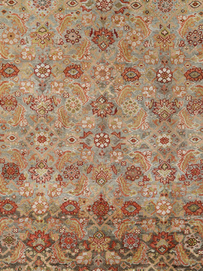 Antique Persian Malayer Gallery Carpet, No.23963 - Staging