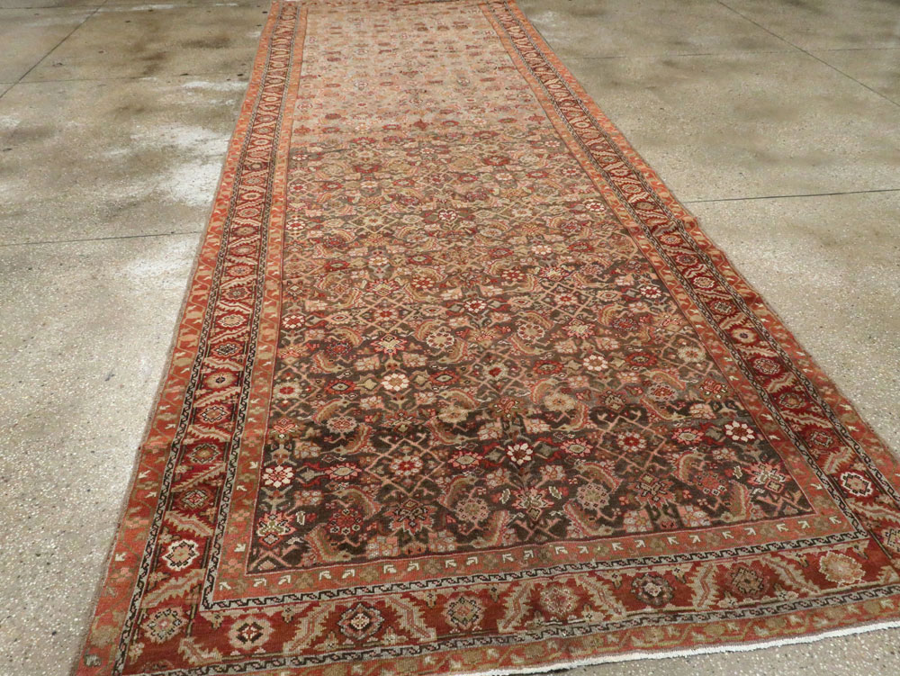 Antique Persian Malayer Gallery Carpet, No.23963 - Staging
