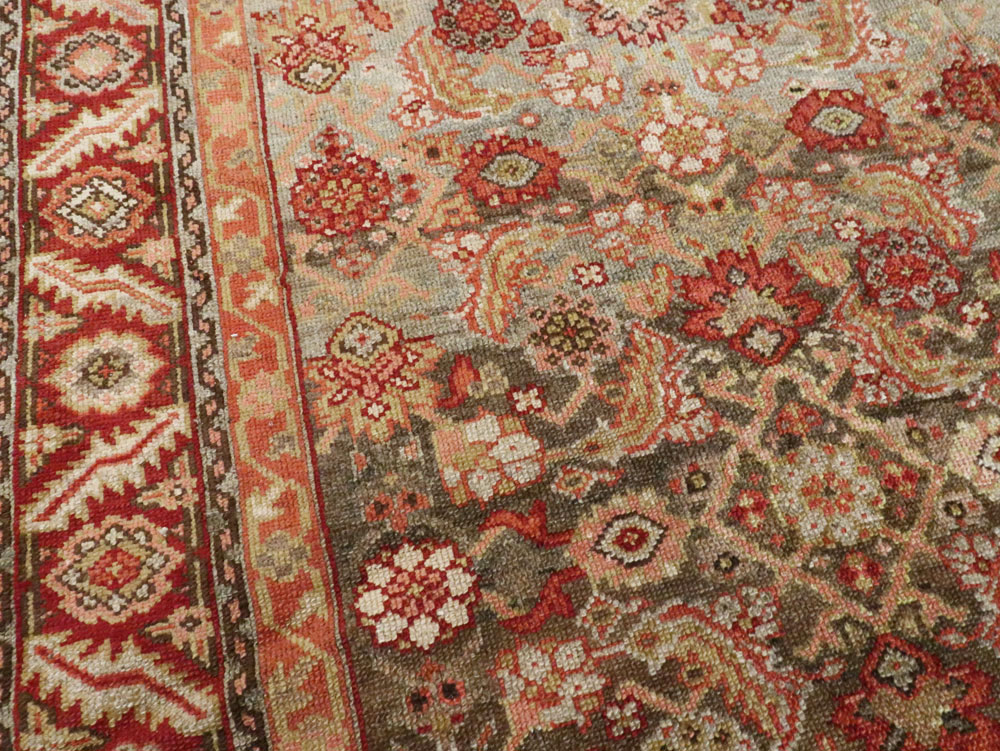 Antique Persian Malayer Gallery Carpet, No.23963 - Staging