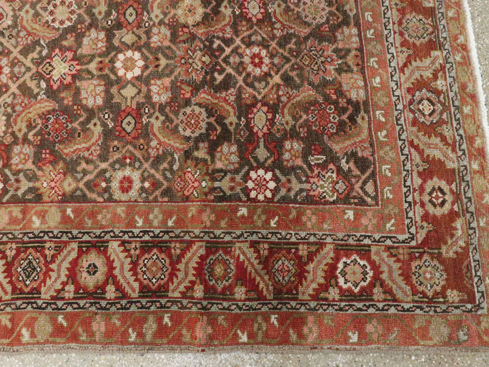 Antique Persian Malayer Gallery Carpet, No.23963 - Staging