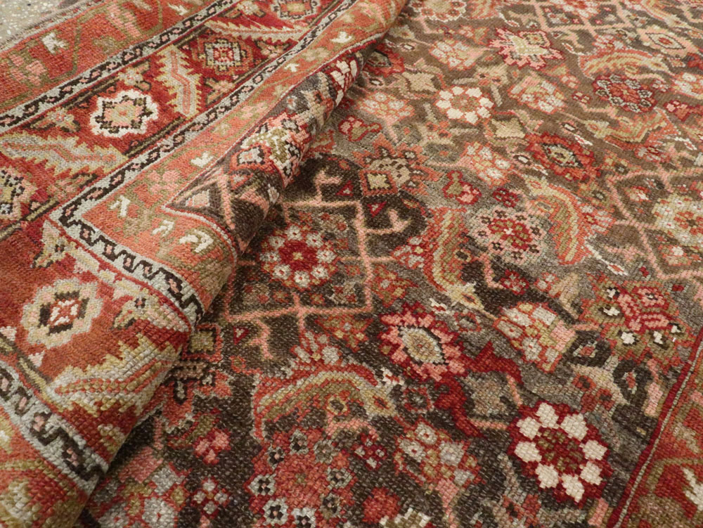 Antique Persian Malayer Gallery Carpet, No.23963 - Staging