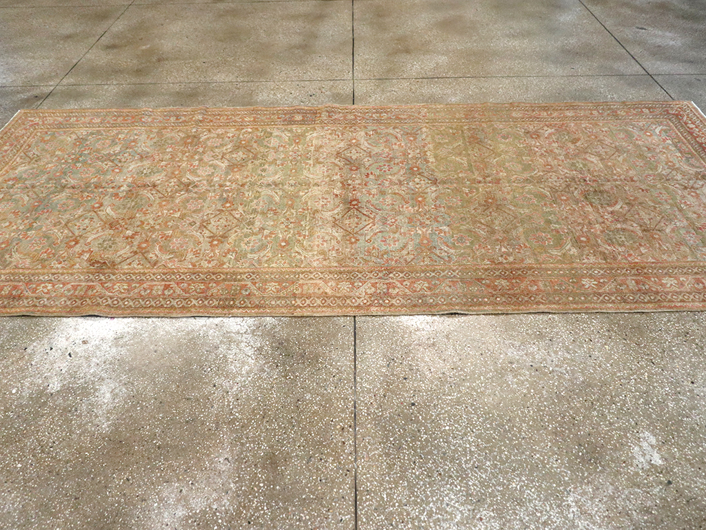 Antique Persian Mahal Gallery Carpet, No.23969 - Staging