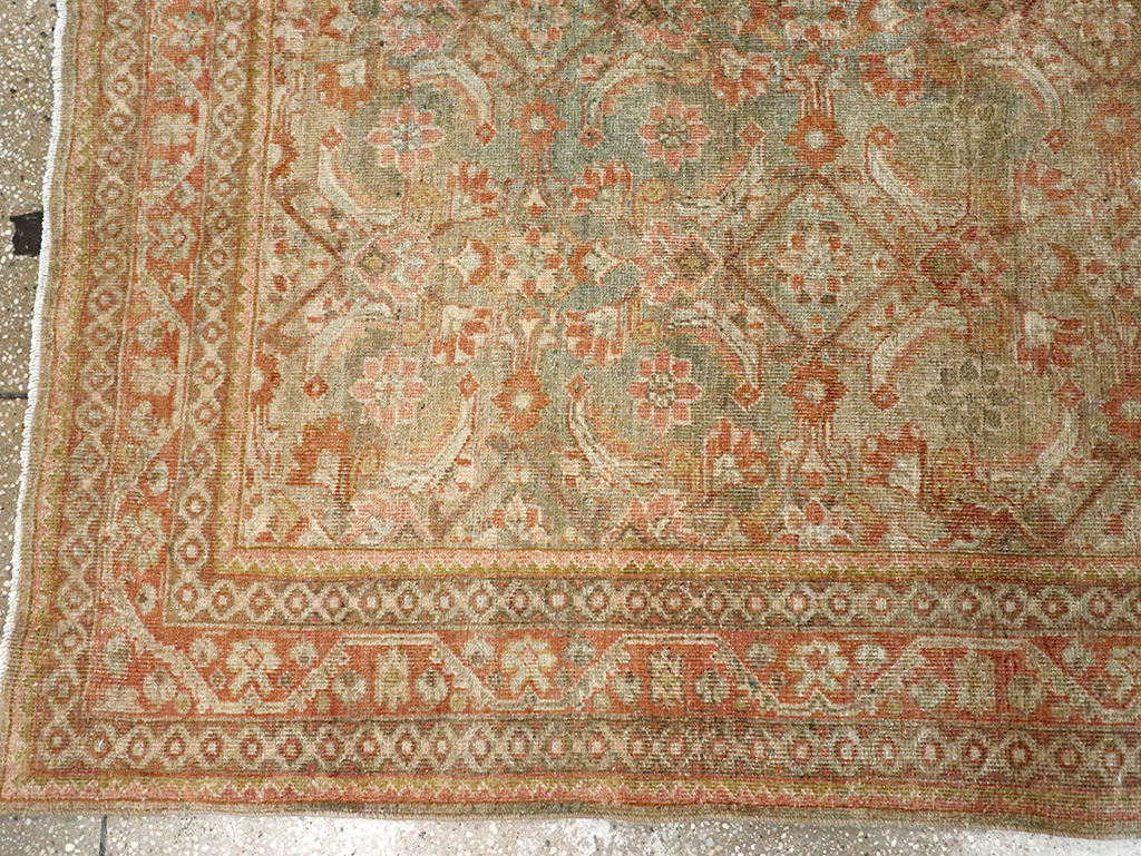 Antique Persian Mahal Gallery Carpet, No.23969 - Staging