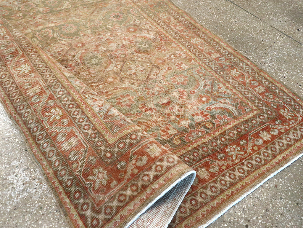 Antique Persian Mahal Gallery Carpet, No.23969 - Staging